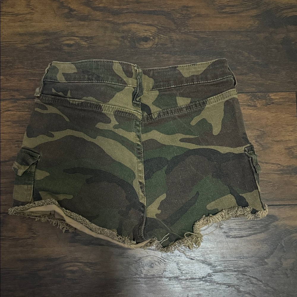 Fashion Nova Camouflage Cargo Shorts